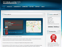 Tablet Screenshot of free-hideip.com